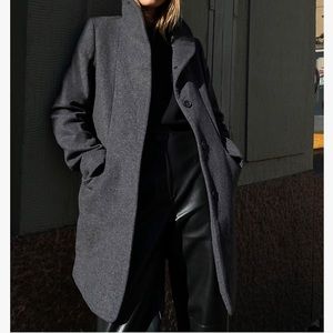 Aritzia Wilfred Wool-Cashmere Cocoon Coat